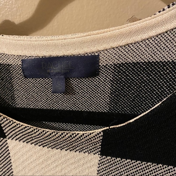 RACHEL cropped black and white top - Picture 3 of 4